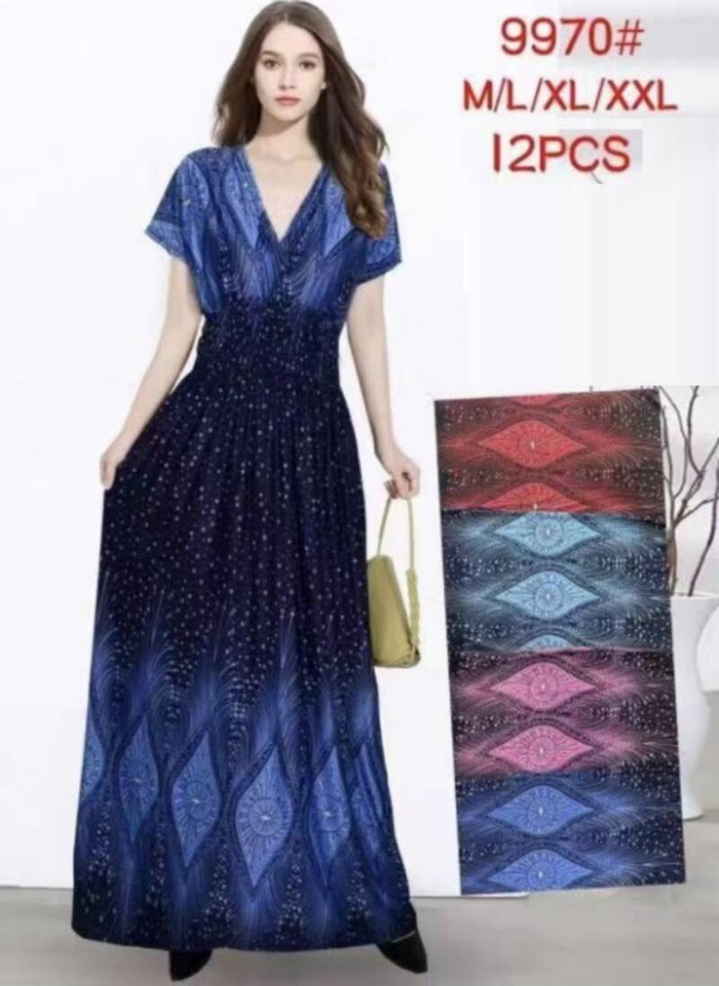 Sukienki damskie Roz M/L-XL/2XL, Mix Kolor Paczka 12 szt 1